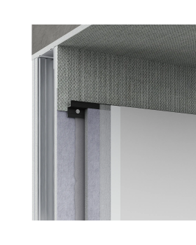 Парящий плинтус универсальный Decaro D002.2 Regulated Алюминий 2000*30*13,5 мм-foto13