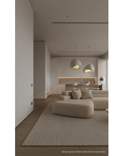 Парящий плинтус универсальный Decaro D004.1 Алюминий 2000*31*14 мм-foto13