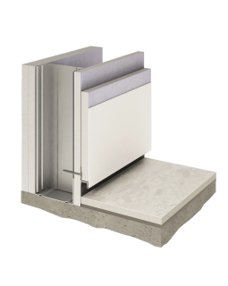 Парящий плинтус универсальный Decaro D002 Алюминий 2000*45*14,5 мм-foto5