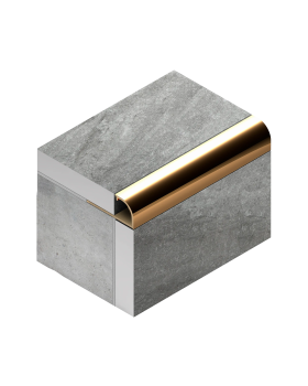 Профиль для плитки внешний Neexy PV16, PV17, PV18 Алюминий 2700*23-24*8-12мм-foto4