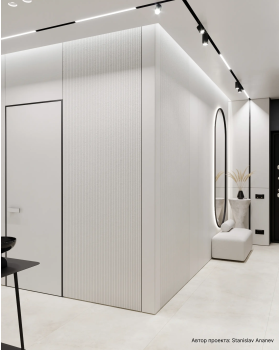 Парящий плинтус универсальный Decaro D004.1 Алюминий 2000*31*14 мм-foto10