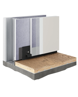 Парящий плинтус универсальный Decaro D002.2 Regulated Алюминий 2000*30*13,5 мм-foto8