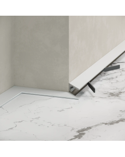 Микроплинтус Laconistiq micro 11 mini Алюминий 2000*11*5 мм-foto3