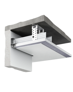 Потолочный профиль Decaro D005.2 Алюминий 2000*44*30 мм-foto4