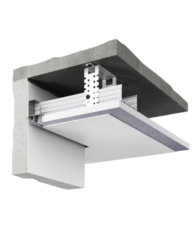 Потолочный профиль Decaro D005.2 Алюминий 2000*44*30 мм-foto4