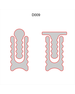 Разделительный профиль Decaro D009 Алюминий 3000*10*5 мм-foto2