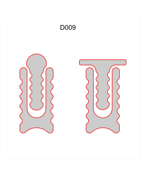 Разделительный профиль Decaro D009.2, D009.3 Алюминий 3000*3-7 мм-foto3