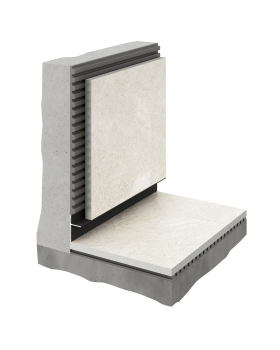 Парящий плинтус универсальный Decaro D004.1 Алюминий 2000*31*14 мм-foto6