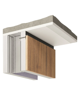 Парящий плинтус универсальный Decaro D004 Алюминий 2000*41*14 мм-foto4