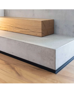 Микроплинтус Decaro ML15A Алюминий 2000*20*15 мм-foto3