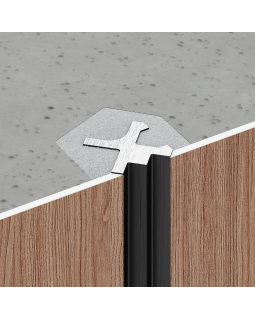 Разделительный профиль Decaro D00X Алюминий 3000*10*10 мм-foto12