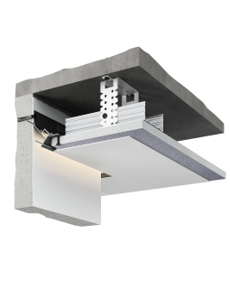 Потолочный профиль Decaro D005 Алюминий 2000*60*50 мм-foto3