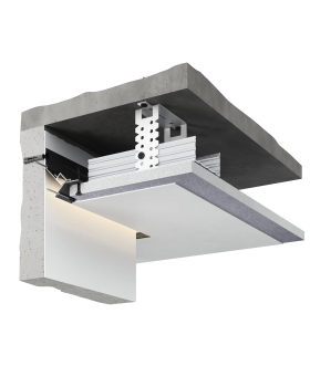 Потолочный профиль Decaro D005 Алюминий 2000*60*50 мм-foto3