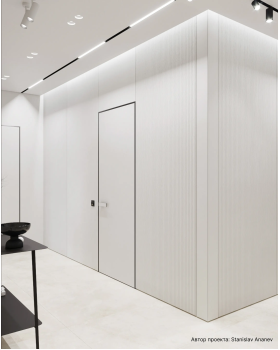 Парящий плинтус универсальный Decaro D004.1 Алюминий 2000*31*14 мм-foto9