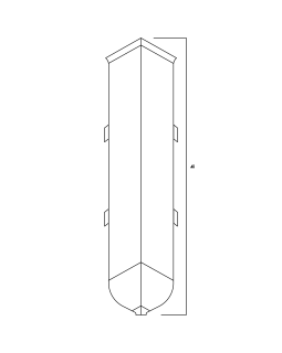 Угол внутренний Neexy к плинтусам AKBD60, AKBD80, AKBD100 Алюминий 60-100 мм-foto3