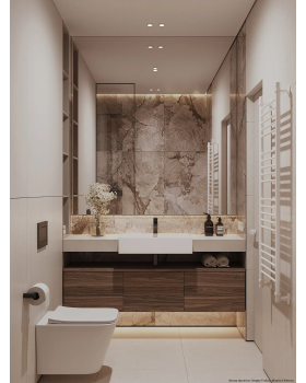 Парящий плинтус универсальный Decaro D004 Алюминий 2000*41*14 мм-foto14