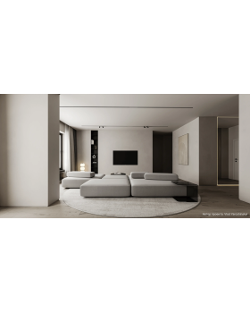 Парящий плинтус универсальный Decaro D003 Алюминий 2000*50*14,5 мм-foto17