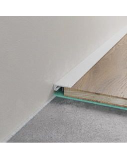 Микроплинтус Laconistiq micro 15 classic Алюминий 2450*15*5 мм-foto2