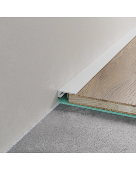 Микроплинтус Laconistiq micro 15 classic Алюминий 2450*15*5 мм-foto2