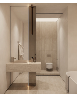 Парящий плинтус универсальный Decaro D002.2 Regulated Алюминий 2000*30*13,5 мм-foto18