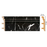Цветной напольный плинтус Decomaster D232-78 (100*22*2400 мм)