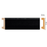 Цветной напольный плинтус Decomaster D234-195 (58*16*2400 мм)