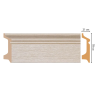 Цветной напольный плинтус Decomaster D122-71 (78*21*2400 мм)