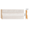 Плинтус напольный Decomaster 153-19D (95*12*2400)