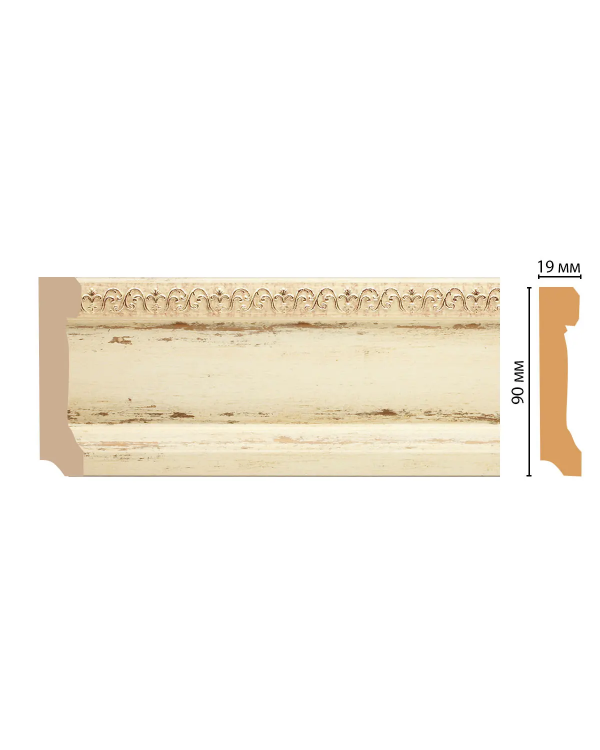 Плинтус напольный Decomaster 166-1028 (90*19*2400)