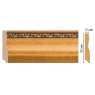 Плинтус напольный Decomaster 153-1223 (95*12*2400)