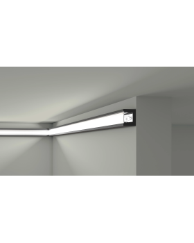 Плинтус NMC Wallstyl IL12 Полистирол BL 20х25х2000 мм-foto4