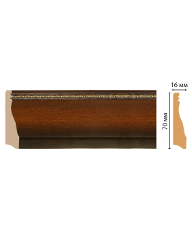 Плинтус напольный Decomaster 193-51 (70*16*2400)