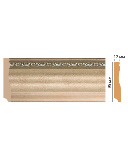 Плинтус напольный Decomaster 153-59 (95*12*2400)