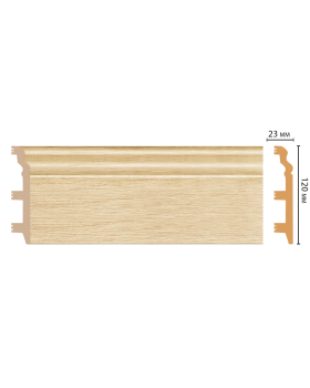 Цветной напольный плинтус Decomaster D233-71 (120*23*2400 мм)