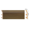 Цветной напольный плинтус Decomaster D233-88 (120*23*2400 мм)