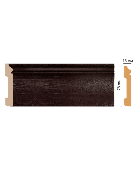 Цветной напольный плинтус Decomaster D005-433 (79*13*2400)