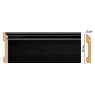 Плинтус напольный Decomaster D005-195 (79*12*2400)