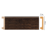 Цветной напольный плинтус Decomaster D235-966 (80*17*2400 мм)