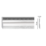 Плинтус напол. Decomaster 153-63 (95*12*2400 мм)