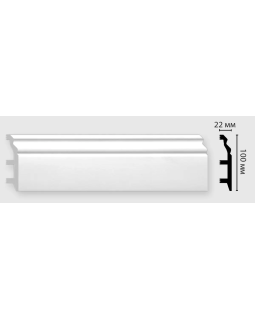 Цветной напольный плинтус Decomaster D232-115 (2400*100*22 мм)-foto2