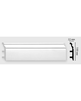 Цветной напольный плинтус Decomaster D232-115 (2400*100*22 мм)-foto2