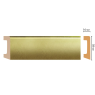 Цветной напольный плинтус Decomaster D234-374 (58*16*2400 мм)