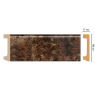 Цветной напольный плинтус Decomaster D235-713 (2400*80*17 мм)