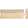 Цветной напольный плинтус Decomaster Decomaster D005-71 ДМ (79*13*2400)