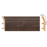 Цветной напольный плинтус Decomaster D232-81 (100*22*2400 мм)
