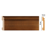 Цветной напольный плинтус Decomaster D005-75 (79*13*2400)