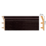 Цветной напольный плинтус Decomaster D232-433 (100*22*2400 мм)