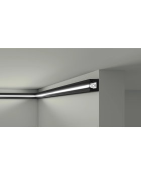 Плинтус NMC Wallstyl IL12 Полистирол BL 20х25х2000 мм-foto3