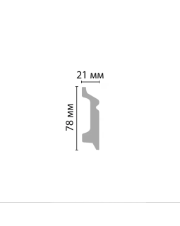 Цветной напольный плинтус Decomaster D122-84 (78*21*2400 мм)-foto2