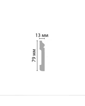 Плинтус напольный Decomaster D005-114 (79*12*2400) ДМ-foto2